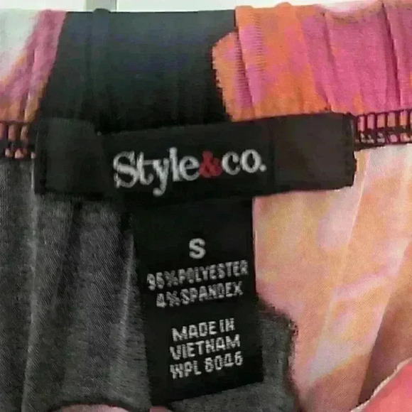 Style & Co. Strapless Flower Print dress - size small - Picture 2 of 2